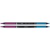 Creioane colorate bicolore HERLITZ ChroMIX, 12 buc/set